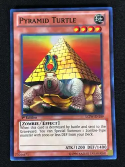 Yugioh Pyramid Turtle LCJW-EN189 1st Super (NM) - Image 1