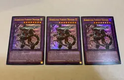 Borreload Furious Dragon X3 Playset Ultra Rare 1st Edition SDRR-EN042 Yugioh NM - Image 1