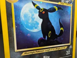 UMBREON 13/75 2001 NEO DISCOVERY SET POKEMON CARD HOLO - Image 5
