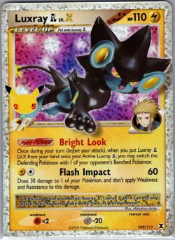 Luxray GL LV.X 109/111 Holo Celebrations: Classic Collection - Pokemon Card - NM - Image 1
