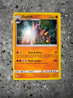 Pokemon TCG Cards Gigalith 71/149 Sun & Moon Base Cosmos Holo Rare Promo - Image 3
