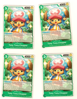 Set Of 4 Tony Tony.Chopper OP09-029 C Emperors Of The New World One Piece Card - Image 1