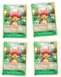 Set Of 4 Tony Tony.Chopper OP09-029 C Emperors Of The New World One Piece Card - Image 3