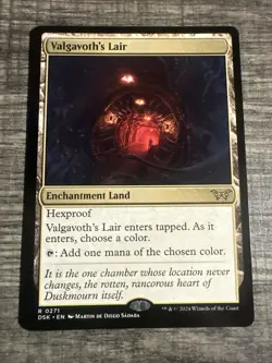 Valgavoth's Lair #271 | NM Near Mint | DSK Duskmourn House of Horror Magic MTG - Image 1