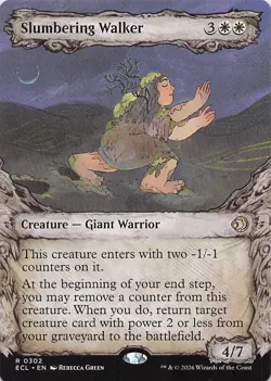 Slumbering Walker (Showcase) Lorwyn Eclipsed Regular - Image 1