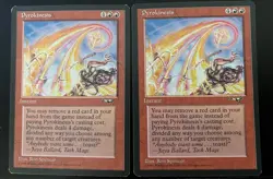 Pyrokinesis Alliances Regular (x2) - 1996 MTG Vintage - Image 1