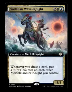 Vodalian Wave-Knight (Extended Art) 130 R Commander: March of the Machine - Image 1