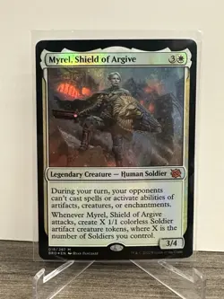 Myrel, Shield of Argive #18 (Foil) (NM) Brothers' War BRO Magic MTG MYTHIC LC1 - Image 1