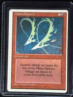 Magic MTG Italian Revised Manabarbs Artist Proof Near Mint - Only 50 Exist! - Image 3