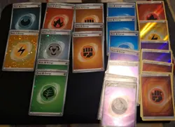 Pokemon TGC 151 & Hidden Fates Energy Set Bundle 23 Cards Inc Water Fire etc - Image 1