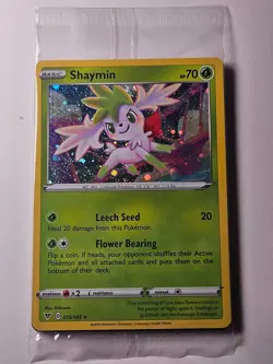 SEALED Shaymin 015/185 PROMO Cosmos Holo Rare Pokemon TCG Knock Out Box - Image 1