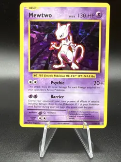 Pokemon TCG Mewtwo - (Cracked Ice Holo) 051/108 Deck Exclusives Holo, NM - Image 2