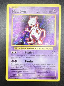 Pokemon TCG Mewtwo - (Cracked Ice Holo) 051/108 Deck Exclusives Holo, NM - Image 4