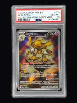 Alakazam 009 Promo PC Center ETB Pokemon Mega Evolution PSA 10 🔥🔥🔥 - Image 1