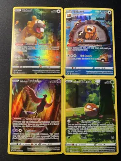 Pokemon TCG SWSH Crown Zenith & Black Star Promo Galarian Gallery Holo Rare Lot - Image 1