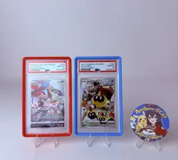 POKEMON JPN DREAM LEAGUE #050 FULL ART/TORKOAL + VMAX Climax CHR Falinks PSA 10 - Image 1