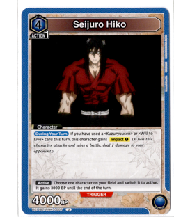 Seijuro Hiko | UE11BT/RNK-1-007 | Union Arena Rurouni Kenshin - Image 1