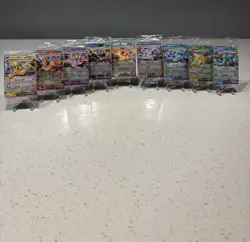 Prismatic Evolutions Surprise Box Sealed Stamped EX Promo Cards Complete Set 9/9 - Image 1