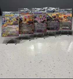 Prismatic Evolutions Surprise Box Sealed Stamped EX Promo Cards Complete Set 9/9 - Image 2
