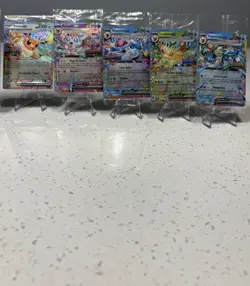 Prismatic Evolutions Surprise Box Sealed Stamped EX Promo Cards Complete Set 9/9 - Image 3