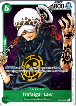 Trafalgar Law ST02-009 SR English Revision Pack Cards - One Piece Card - NM - Image 1