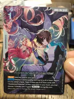 Gundam Awakened Potential Winner Foil - GD03-118 R+ - Gundam TCG Card Game - Image 1