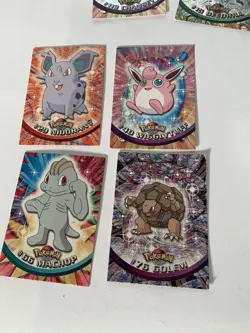 Pokemon 1999 TOPPS Trading Cards Lot Of 6 Holo FOIL CHANSEY Holo FOIL BEEDRILL - Image 2