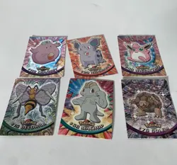 Pokemon 1999 TOPPS Trading Cards Lot Of 6 Holo FOIL CHANSEY Holo FOIL BEEDRILL - Image 4