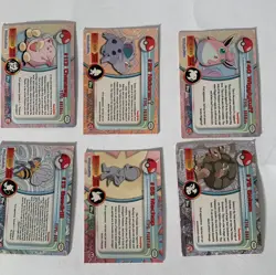 Pokemon 1999 TOPPS Trading Cards Lot Of 6 Holo FOIL CHANSEY Holo FOIL BEEDRILL - Image 5