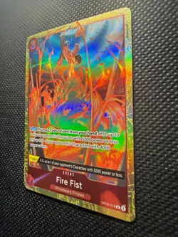 Fire Fist OP03-018 (Alternate Art) One Piece Card Game ENGLISH FOIL NM/M - Image 5
