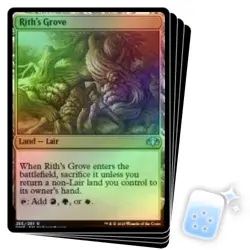 FOIL RITH'S GROVE X4 Dominaria Remastered Magic MTG MINT CARD - Image 1