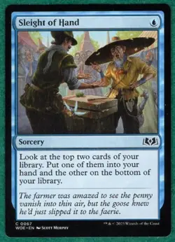 Sleight Of Hand - Wilds Of Eldraine WOE #0067 - Magic: The Gathering MTG Card - Image 1