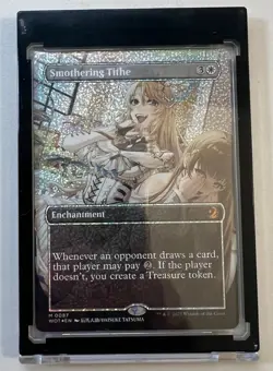 MTG English Smothering Tithe (Anime Borderless) (Confetti Foil) NM Foil - Image 2