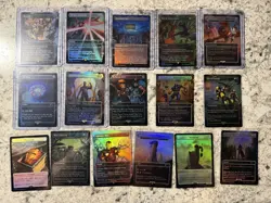 MTG Secret Lair Marvel Iron Man Cap Wolverine Black Panther LOT 2025 ALL FOIL - Image 1