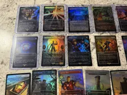 MTG Secret Lair Marvel Iron Man Cap Wolverine Black Panther LOT 2025 ALL FOIL - Image 2