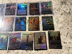MTG Secret Lair Marvel Iron Man Cap Wolverine Black Panther LOT 2025 ALL FOIL - Image 3