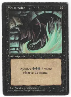►Magic-Style◄ MTG - Dark Ritual - French Revised FBB - Played - Image 1