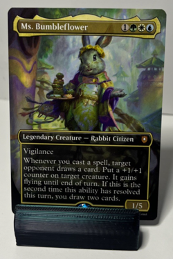 Ms. Bumbleflower (Borderless) Commander: Bloomburrow Regular - Image 1