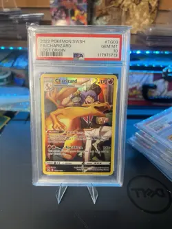 2022 POKEMON SWORD & SHIELD LOST ORIGIN #TG03 FA/CHARIZARD LOST ORIGIN PSA 10 - Image 3