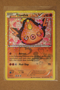Pokemon TCG Stunfisk RC12/RC25 Legendary Treasures: Radiant Collection Holo - Image 1