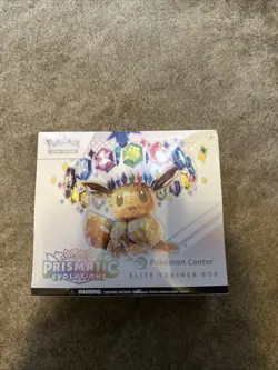 Pokemon Prismatic Evolutions ETB Elite Trainer Box Pokemon Center Exclusive - Image 1