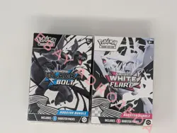 New Factory Sealed Pokemon Black Bolt & White Flare Booster Bundle - Image 1