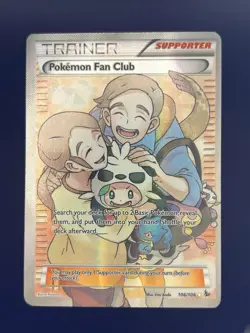 Pokemon Fan Club 106/106 Flashfire Full Art Pokemon TCG - LP - Image 1
