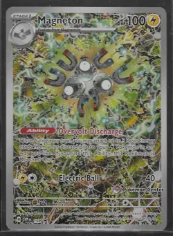 Magneton SVP 159 Surging Sparks ETB Pokemon Center Stamp Promo Holo NM - Image 1