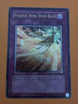 Phoenix Wing Wind Blast FET-EN053 Ultimate Rare UNLIMITED MISPRINT Foil Shift NM - Image 3
