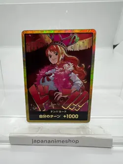 DON!! Nami GOLD EB03 Japanese ONE PIECE Card Heroines Edition -NM - Image 1