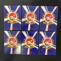 Base Set 1996 Normal Card Set of 6 Japanese Pokemon Card Old Back s007354 - Image 2
