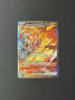 Team Rocket's Moltres ex - (Destined Rivals Stamp) 229/182 Miscellaneous Cards & - Image 1