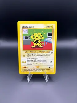 NM Pokemon ELECTABUZZ Card BLACK STAR PROMO Set #46 Wizards of the Coast - Image 1
