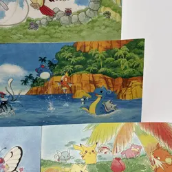 Vintage Pokemon Southern Islands Post Card Collection 4 Set Keiko Fukuyama - Image 5